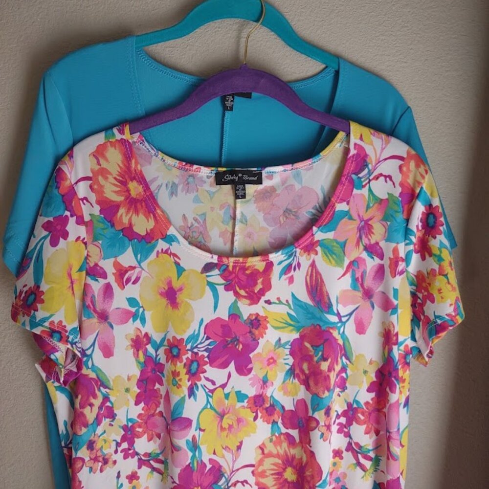 Slinky Brand Women's Tunic Bundle of 2 Size Large NEW!!